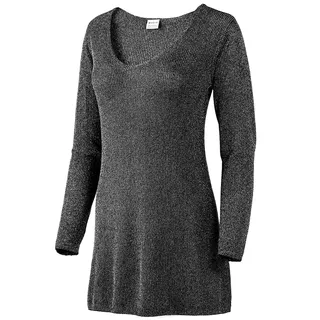 Eleganter Long-Pullover mit Glitzereffekt