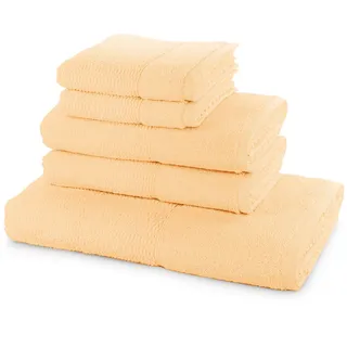 for frottana, Frotteewäsche, Pearl 5 teilig 2x Gästetuch 2x Handtuch 1x Duschtuch) (25 x 32 cm)