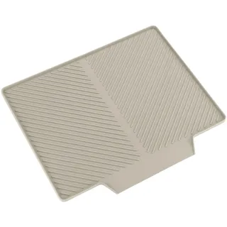 Wenko Spülen Mod. Nelia Abtropfmatte spülmaschinengeeignete Küchenhelfer Geschirrabtropfmatte mit Rillenstruktur aus Kunststoff 34 x 40 cm