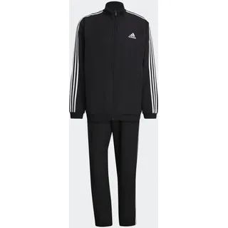 Adidas AEROREADY Essentials Regular-Fit 3-Streifen Trainingsanzug - Black / White - 4 (S)