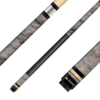 Billardqueue Buffalo Ultimate BU-3, Poolbillard Cue, Queuelänge 147 cm, Profi-Queues, konischer Schliff, 12,75 mm Durchmesser, optimale Ballkontrolle, Griffwicklung aus Leinenband