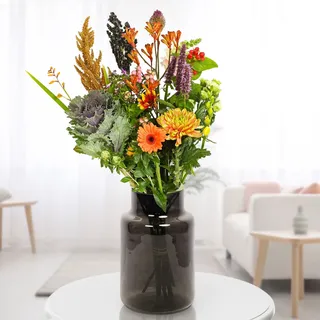 Blumenstrauß Feldstrauß mit Vase, verschiedene Größen