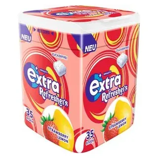 Extra® Refreshers STRAWBERRY LEMON Kaugummis 35 Stück