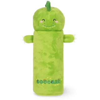 Legami - Super weiches Federmäppchen, Dino-Thema, weiches Federmäppchen, Karton mit Malvorlage inklusive, 100% Polyester, Super Soft Pencil Case