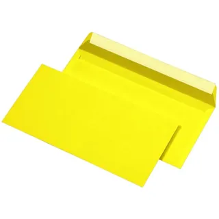 MAILmedia Mailmedia® Briefumschläge Din lang gelb haftklebend