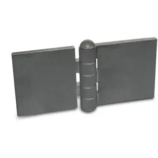 ganter norm Ganter Normelemente | Scharnier zum Anschweißen - GN 1366-ST-120-60-A-BL | Stahlprofil | BxL: 120x60 mm
