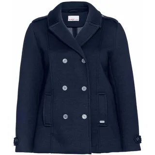 Cabanjacke in Double Face-Jersey - dunkelblau - 50