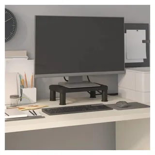 vidaXL Monitorständer 38x24x10,5 cm Schwarz