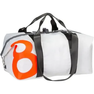 360 Grad Kutter XL Reisetasche weiß/orange 80 Liter