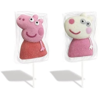 Marshmallow Lollipops PEPPA PIG, Lollis in Peppa Pig Design, 12 x 45g