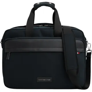 Tommy Hilfiger Herren Th Nylon Workbag Am0am13619 Computertasche, Black (Black)