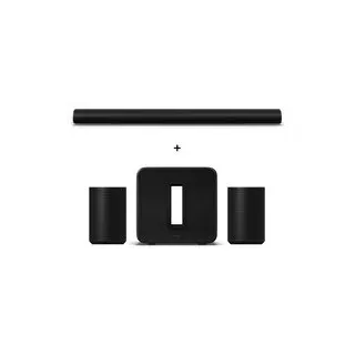 Sonos Heimkino Set - mit Arc Ultra, 2x Era 100 und Sub 4 - Schwarz