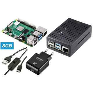 TRU Components Pure Set Raspberry Pi® 5 B 16 GB 4 x 2.4 GHz inkl. Netzteil, inkl. Gehäuse