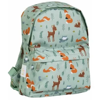 A Little Lovely Company Kindergarten Rucksack 7L Waldfreunde Grün