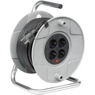 Brennenstuhl Kabeltrommel AK 260 25m H05VV-F 3G1,5 Grau-Schwarz 25 m