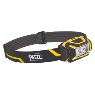 Petzl Aria 2 Kompakte, langlebige, wasserdichte Stirnlampe, 450 Lumen, Schwarz