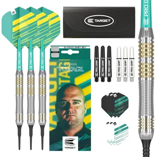 Target Darts Rob Cross 18G Messing Soft Tip Dart Satz