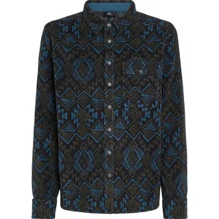 O'Neill Superfleece Shirt black retro ikat (39108) S