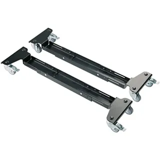 K&M 18806 Rollschlitten für Keyboardständer Schwarz