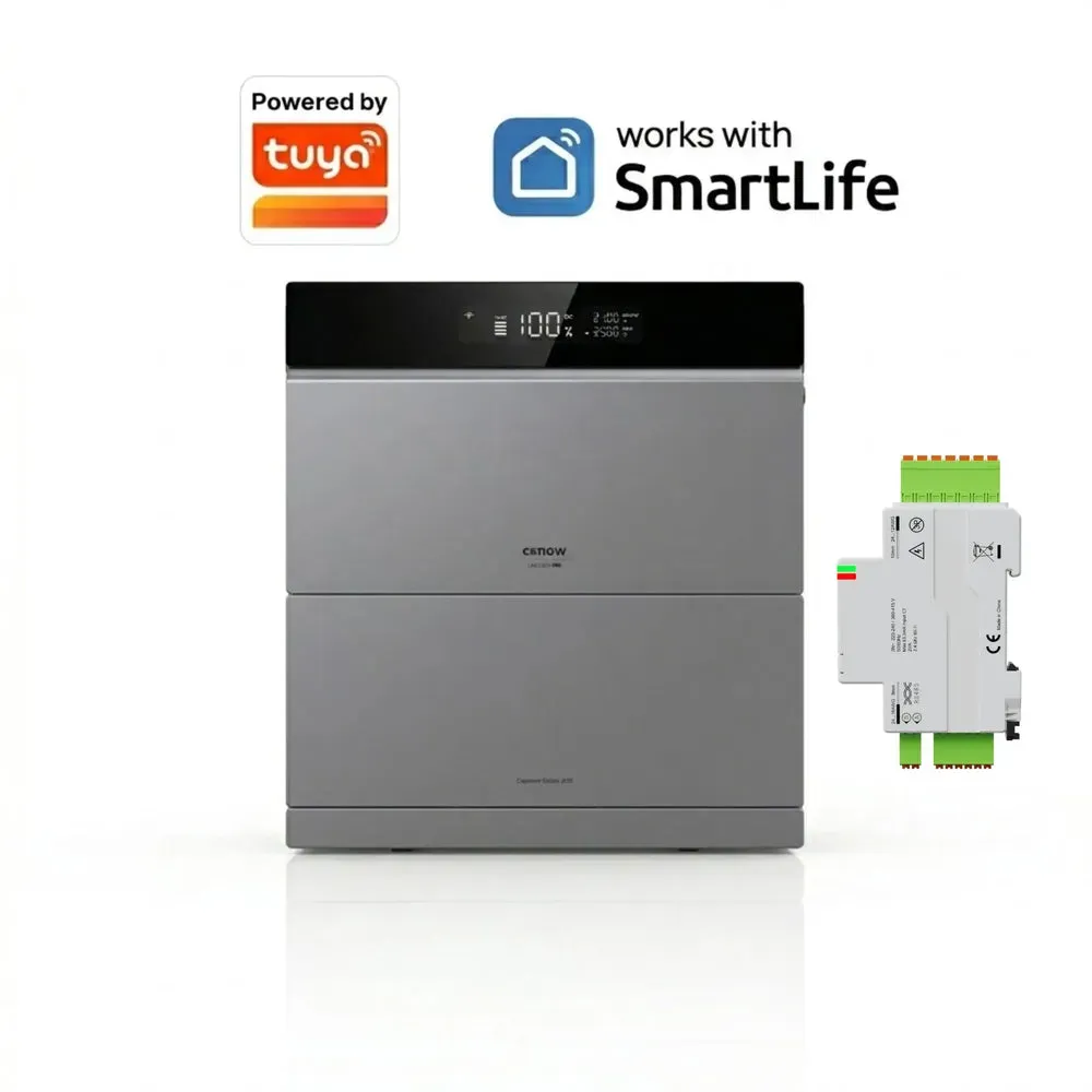Conow CBE2000 Pro Tuya Balkonkraftwerke All-in-one  Speichersystem 2kWh 2500W 4 MPPT,  mit 0/1/2/3/4 Erweiterungsbatterien (optional)1
