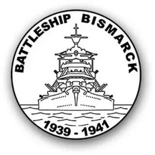Aufkleber/Sticker Battleship Bismarck 1939-1941 Schlachtschiff 5x7cm A1840