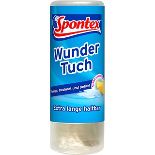 Spontex Wundertuch, hohe Wasser- und Schmutzaufnahme, ideal für Autolack, Glas und Kacheln, reinigt streifen- und fusselfrei, 1er Pack