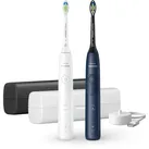 Philips Sonicare 5500 HX7119/01 elektrische Schallzahnbürste, 2 Bodys Blue&White 2 St.