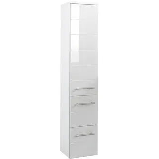 Held Möbel GmbH Badezimmer Hochschrank Hochglanz Hängeschrank Badmöbel Highboard Seitenschrank