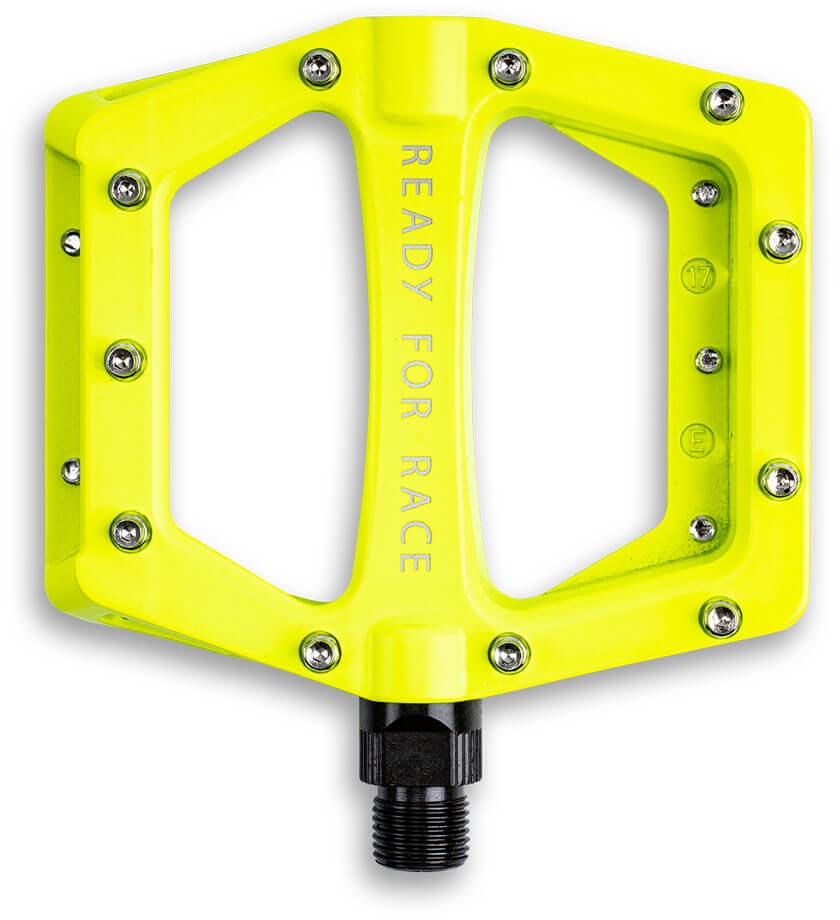Cube RFR Pedale Flat CMPT - neon yellow