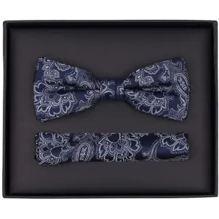 Venti Fliege und Einstecktuch in Dunkelblau | Gr.: onesize