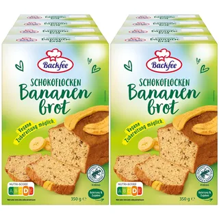 Backfee Backmischung Bananenbrot 350g, 8er Pack