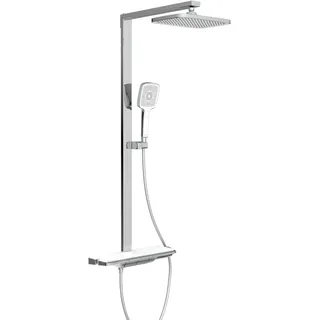 Schütte HAWAII Überkopfbrause-Set, mit Thermostatarmatur, Badarmaturen, chrom,