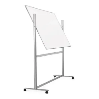 Magnetoplan ferroscript-Schreibtafel mobil, doppelseitig, drehbar, 1500 x 1000 mm
