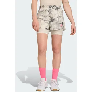 Adidas Own The Run Spray Dye 2in1 Shorts S
