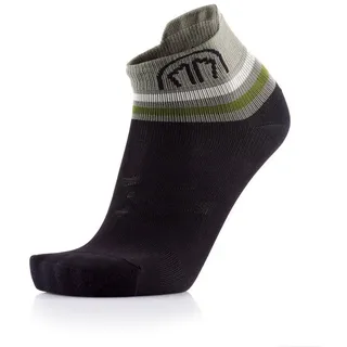 SIDAS Run Anatomic Light Ankle - Laufsocken - Black/Dark Grey - 39