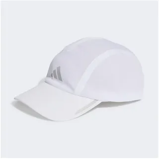 adidas Running AEROREADY Four-Panel Mesh Kappe White / Reflective Silver L/XL