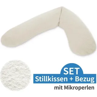 Mikroperlen Feinstrick creme