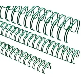 RENZ Drahtbinderücken 2:1, A4, grün,  6,9mm