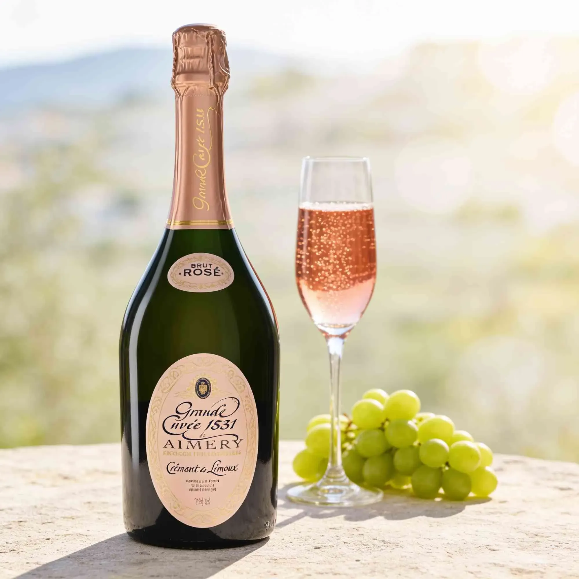 Sieur d ́Arques  1531 Cremant Aimery Grande Cuvée de Limoux Brut Rosé AOP  Frankreich