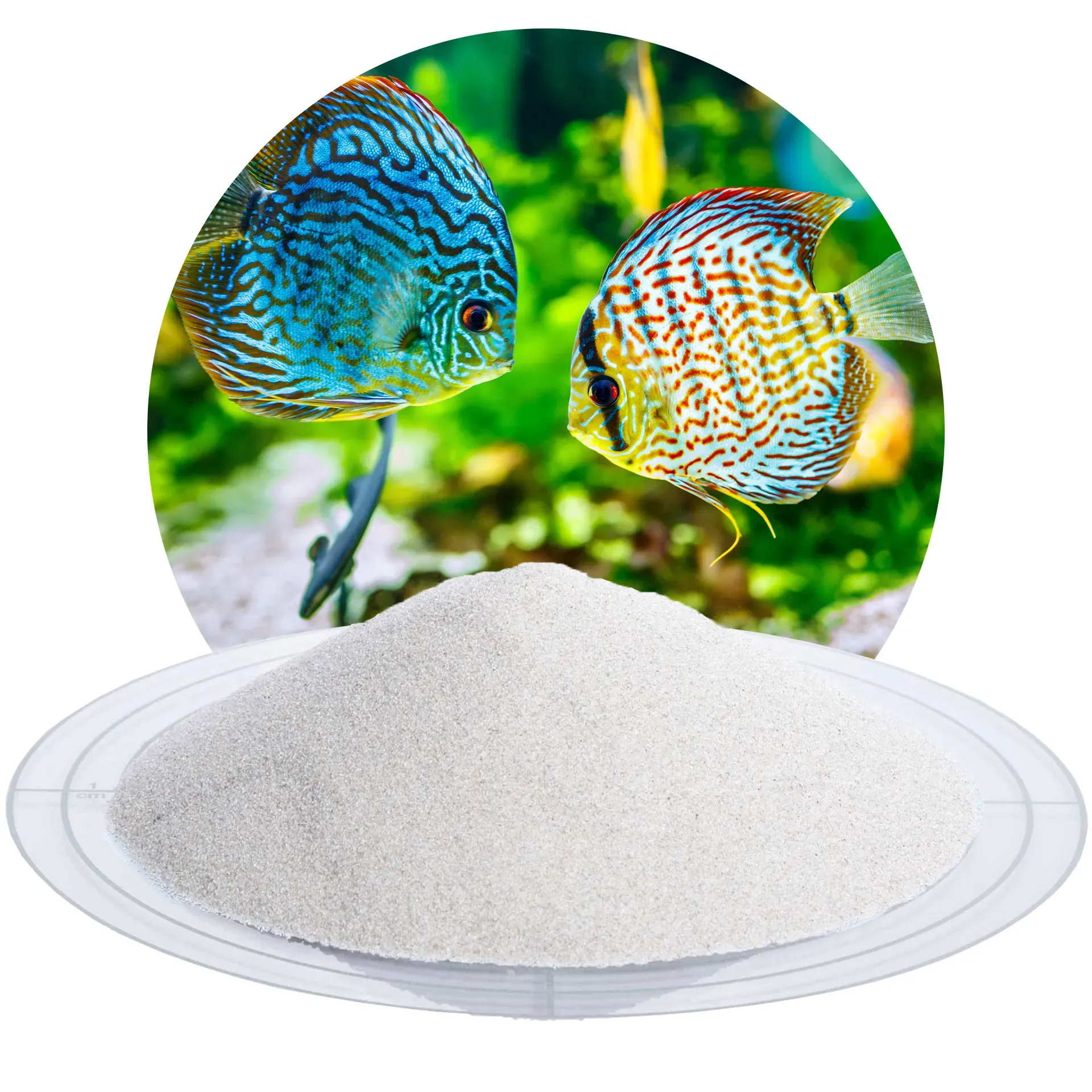 Aquariumsand natur 0,1-0,3 mm - 10 kg Sack