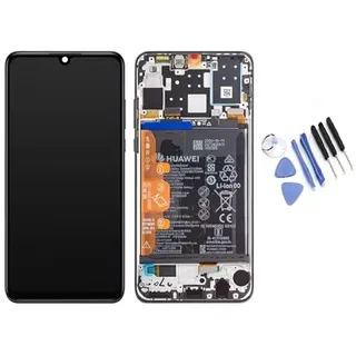 OEM Display für Huawei P30 Lite + Rahmen Schwarz MAR-LX1A