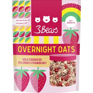 3Bears Overnight Oats - Edle Erdbeere 400,0 g