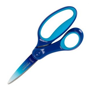 edding Fiskars Kinderschere ab 8 Jahre 15 cm Ombre blau, Linkshänder