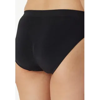 SCHIESSER Damen Slip Nahtlos - Classic Seamless Unterwäsche, Schwarz_181107, M