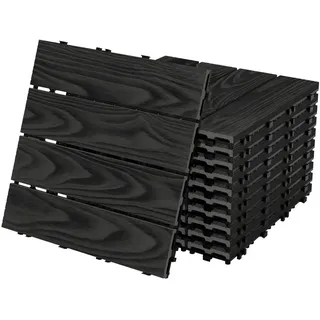 ML-Design WPC Terrassenfliesen Anthrazit 30 x 30 cm 22 St.