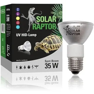 SOLAR RAPTOR HID UV-Strahler, Metalldampflampe, Wärme & UV-Lampe für Terrarien (35 Watt/Spot)
