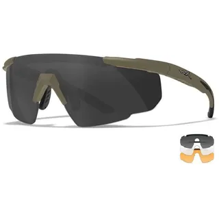 Wiley X Saber Advanced Polarisierte Sonnenbrille - Grey / Clear / Light Rust / Matte Tan - One Size