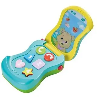 HAPPY PEOPLE 40289 Baby Klapphandy mit Wackelbild, Licht und Sound