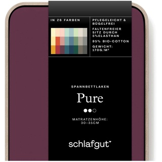 Baumwolle 120 x 200 - 130 x 220 cm purple deep