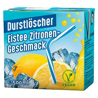 Durstlöscher Eistee Zitrone Fruchtsaftgetränk 0,5 l